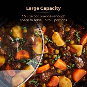 Tower 3.5L Slow Cooker – Rose Gold Finish