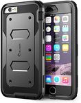 i-Blason Case Compatible with iPhone 6S / iPhone 6 4.7 Inch, [Heave Duty] Armorbox [Dual Layer] Hybrid Full-body Protective Case with Front Cover and Built-in Screen Protector (Black)