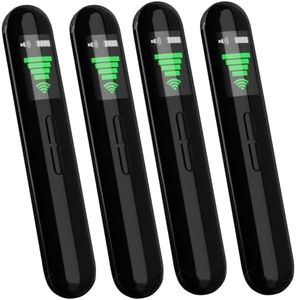 Prepared Hero Hero Privacy Pen 4 Pack - Hidden Camera Detector, Anti Spy, GPS Tracker Detector, Portable RF Signal Finder for Airbnb, Hotels, Bathroom, Home, Office