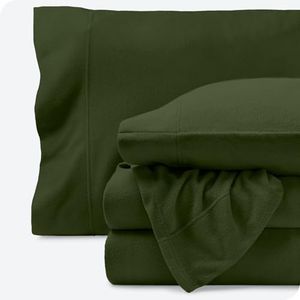 Bare Home Super Soft Fleece Sheet Set - Full Size - Extra Plush Polar Fleece, No-Pilling Bed Sheets - All Season Cozy Warmth (Full, Cypress)