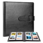 288 Pockets Photo Album for Fujifilm Instax Square SQ1/SQ6/SQ10/SQ20 Camera, Kodak Mini 3 Square, Mini 3 Retro, Mini Shot 3 Square, Mini Shot 3 Square Retro Printer,Kodak 3x3 Photos (Black)