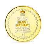 Ananth Jewels BIS Hallmarked Silver Coin 10 Grams Happy Birthday Gift