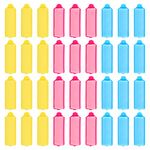 Bailinks Foam Sponge Hair Rollers, 36 PCS Soft Curlers for Short Hair, DIY Hair Styling Hairdressing Tools Hair Rollers for Women and Children (Pink, Yellow, Blue) (20mm)