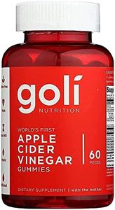 Goli Nutrition Goli nutrition world's first apple cider vinegar gummies 60 count, 60 Count