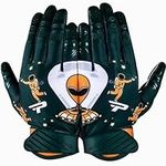 PLAYEUR Alien Grip Infinite Pro Edition Football Gloves –Endless Game – GripPro Tech for Adult, Kids & Youth Football Gloves, No Peel, Ever Tacky – A Cherished, Long-Lasting Gift Moms Adore