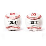 BARNETT OL-1 competition baseball ball size 9",2 pieces, white.