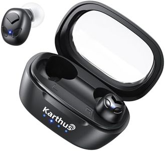 OTC Hearing Aids for Seniors & Adults, Rechargeable Hearing Aids with Noise Cancelling & Clear Sound, 16-Channel Digital DSP & 2 Environment Modes, 80+ Hour Battery Life, Comfort-Fit, Pitch Black