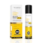 Dr. Sheth's Ceramide & Vitamin C Long lasting Sunscreen SPF 50+ PA++++ 6 hrs Advanced UV & Tan Protection For All Skin Types | No White Cast| Non-Greasy & Quick-Absorbing | For Women & Men | 50g