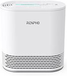 RENPHO Air Purifier for Home Bedroom, True HEPA & Activated Carbon Filter, 22dB Quiet Sleep Compact Air Cleaner, 4 Speeds, Night Light, Filter Change Reminder, Removes Dust Pollen Pet Hair Allergies