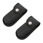 2Pcs Nylon Case with Belt Loop for 4.3inch/11cm Multitool,Knife Sheaths for 4.3inch/11cm Folding Knife,Nylon Pouch for Leatherman Tool,Pocket Knife Holder Holster(Small Size)