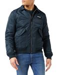 Schott NYC Men's 210-100 Jacket, Blue (Navy), Small