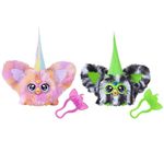 Furby Furblets Fierce & Fabulous 2 Pack, Greenie-Meanie & May-May with 45 Sounds Each, Electronic Plush Toys for Girls & Boys 6 Years & Up, Green/Black & Pink/White (Amazon Exclusive)