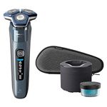 Philips Electric Shaver Series 7000, Wet & Dry with SkinIQ technology & Cable-free Quick Clean Pod, S7882/50