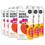 Chicken Bone Broth | Free Range | Collagen, Protein & Amino Acids | Low Carb & Gluten Free | Clear Liquid Broth, not Chicken Stock Cubes, Powder or Concentrate | 6 x 500ml