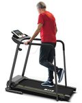 Redliro Walking Treadmill with Long Handrail for Balance, Recovery Fitness Exercise Machine Foldable for Home use with Holder for Phone & Cup,LCD Display, 300 lbs Capacity