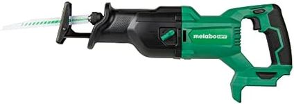 Metabo HPT 18V MultiVolt™ Cordless Reciprocating Saw | Tool Only - No Battery | Counter-balance Housing Reduces Vibration | Orbital Mode | CR18DBQ4