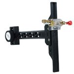 SAS rchery Recurve Bow Target Sight T Shape Adjustable with Ring Pin with Dot Detachable for Takedown Competition Olympic Style Hunting Practice Range