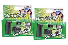 Fujifilm Superia Xtra 400 VV Type 27 Exp QuickSnap Disposable Camera x2 Pack