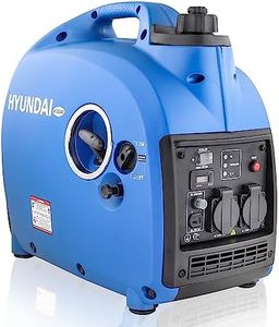 Hyundai 2000W / 2kW Petrol Inverter Generator, Pure Sine Wave Output, Portable Lightweight & Suitcase Style, Low Noise, 3 Year Warranty