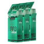 Okamoto 003 Japan’s Best Aloe Condoms | Only Natural Water Based Lube Condom in India |Thinnest Premium Condoms for Men - Made In Japan | 0.03 mm thin Extra Lubricated (Pack of 3) | 30s Condoms