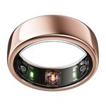 Oura Gen3 Horizon Smart Ring - Size 8, Rose Gold | Sleep, Heart Rate and Fitness Tracking Wearable - Up to 7 Day Battery Life - iOS/Android Compatible - Size First with Oura Sizing Kit