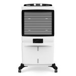 Hindware Smart Appliances 117 L Desert Air Cooler Honeycomb Pads, Anti-Bacterial Protection, Inverter Compatible (Black & White, Powerstorm)