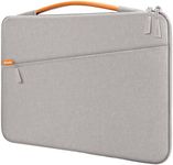 JETech Laptop Sleeve for 14-Inch MacBook Pro M3 / M2 / M1 A2779 A2442, Waterproof Bag Case with Portable Handle and Pocket, Compatible with 14 Inch Notebook (Light Grey)