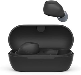 Sony WF-C710NSA Truly Wireless Noise Cancelling Earbuds, Lightweight Headphones, Touch Controls, Multipoint Connection, IPX4, up to 40 HR battery, Quick Charge, iOS and Android, Black
