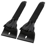 GADLANE Ice Scraper for Car Windscreen - 2pcs x Long Handled Car Ice Scraper Anti-Scratch 9.5-Inch Set, the Ideal Durable Car Window Scraper for Efficiently Scraping Frost & Ice - Car Deicer 2 PACK