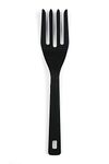 RSVP International (EFF-TQ) Silicone Flexible Fork, Black, 11" | Mixes Ingredients, Mashes Food, Whisks Eggs, & More | Dishwasher Safe & Heat Resistant | Baking, Serving, Mixing Made Easy