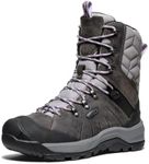 KEEN Women's Revel 4 High Polar Insulated Waterproof Snow Boots, Steel Grey/Orchid Petal, 7