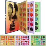 Makeup Palettes Press Eyeshadow 72 Color Palette Book Shadow Palette Glitter Matte Shimmer Natural Highly Pigmented Professional Eye Shadow Powder Long Lasting Waterproof Make Up Palette