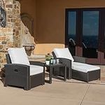 Grand patio Outdoor 3-Piece Reclini