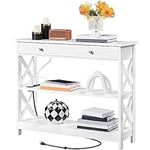 Yaheetech Entryway Table with Drawe