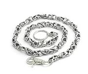 Men's Wallet Chain 34'' Heavy Biker Trucker Skull Anti-theft Wallet Chain Jeans Pant Chain