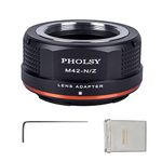 PHOLSY M42 to Z Mount Adapter Compatible with M42 42mm Screw Mount Lens to Nikon Z Mount Camera Body Compatible with Nikon Z fc, Z30, Z9, Z6 II, Z7 II, Z6, Z7, Z5, Z50