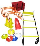 Mitre Football Training Kit with Agility Ladders, Hurdles and Cones, Multicolour, One Size