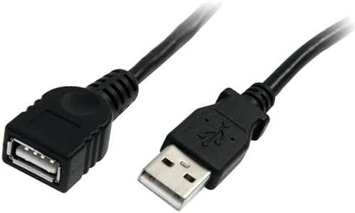 StarTech.com 6 ft Black USB 2.0 Extension Cable A to A - M/F (USBEXTAA6BK)