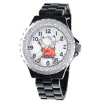 Disney Adult Enamel Sparkle Analog Quartz Bracelet Watch