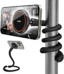 A2C Flexible Gooseneck Phone Holder for iPhone Magsafe, Long Arm Gym Magnetic Phone Holder for Treadmill Peloton, Portable Fitness Home Gym Accessory, Phone Mount for Stroller/Shopping/Golf Cart/Desk
