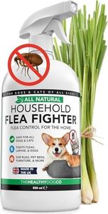 Spray Antipuces Naturel À Usage Domestique: Repousse Et Tue Les Puces | sans Danger pour Animaux Domestiques | Contre Les Puces, Les Tiques Et Les Insectes | pour Tapis, Lits, Meubles, Voitures