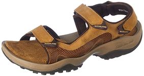 Woodland Men's Camel Leather Sandal-9 UK (43 EU) (OGD 2736117)