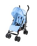 Babyco Arc 0+ Stroller Pram Pushchair Light Blue with Raincover