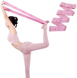 Xensamy Resistance Bands 11 Loops with Guide Stretch Straps - Exercise Bands for Stretching, Yoga, Pilates & Physical Therapy - Elastic Fabric Workout Bands for Home Gym, Dance, Flexibility Training & Ballet Equipment