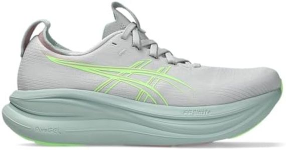 ASICS Womens Gel-Nimbus 28 Cloud Grey/Illuminate Green Running Shoes - 6 UK (1012B899.020)