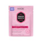 HASK Keratin Protein Smoothing Deep Conditioning Treatment Packet - 50Gms | For Dry, Frizzy & Damaged Hair | Paraben & Silicone Free,1 Count