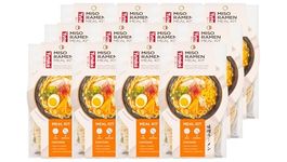 Yutaka Miso Ramen Meal Kit 184g (Pack of 12) | Authentic Japanese Ramen with Rich Miso Soup Base, Noodles & Toppings | Ready in Minutes for Quick, Delicious Asian Meals | Full-Flavoured, Easy Prep