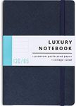 1 Pack Luxury Lined Journal Notebook- Journal For Writing w/ 130 Perforated Pages- Perfect Notebooks for Work, Travel, College- Journal for Men and Women- Soft Cover- Navy