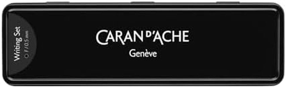CARAN D'ACHE Caran d'Ache Gift Set 849 Black Edition NF8490-496 Ballpoint Pen, Oil-Based + Mechanical Pencil, 0.5mm Limited Edition