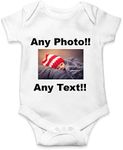 Photo Baby Vest Bodysuit Custom Pri